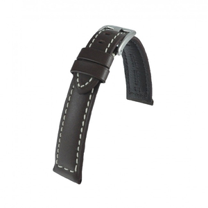 Czarny pasek do zegarka skórzany PASK-185L0218-18mm