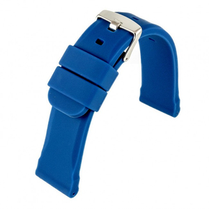 Niebieski pasek do zegarka silikonowy 00100520S-22mm