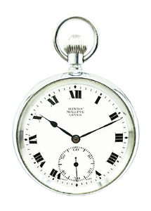 Używany zegarek kieszonkowy zachowany w ORYGINALE  HINDS Magpie lever