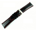 Czarny pasek do zegarka z tworzywa 016701R20S-20mm