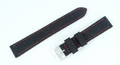 Czarny pasek do zegarka materiałowy PASK-16501R18S-18mm