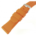 Pomarańczowy pasek do zegarka silikonowy 00102620S-22mm