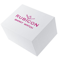 Zegarek RUBICON SMARTWATCH Damski Bluetooth srebrny na białym pasku