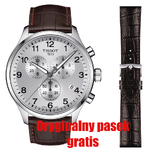 Zegarek Tissot Chrono XL T116.617.16.037.00 (T1166171603700) drugi oryginalny pasek T600041655 o wartości 220 zł gratis