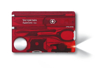 Victorinox SwissCard Lite 0.7300.T Czerwona transparentna Swiss Card z 13 funkcjami 07300T