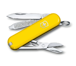 Nóż Victorinox Classic SD 0.6223.8G Mały żółty scyzoryk z nożyczkami i śrubokrętem 062238G