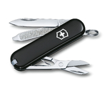 Nóż Victorinox Classic SD 0.6223.3 Mały czarny scyzoryk z nożyczkami i śrubokrętem 062233