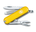 Nóż Victorinox Classic SD 0.6223.8 Mały żółty scyzoryk z nożyczkami i śrubokrętem 062238