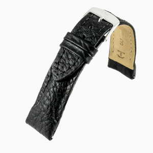 Czarny pasek do zegarka skórzany PASK-0460118S-20mm