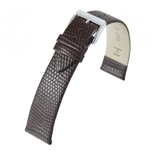 Brązowy pasek do zegarka skórzany 009802-16mm