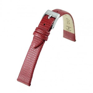 Czerwony pasek do zegarka skórzany DTIME-0980612S-14mm