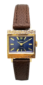 Damski złoty, używany zegarek ZARIA 14K
