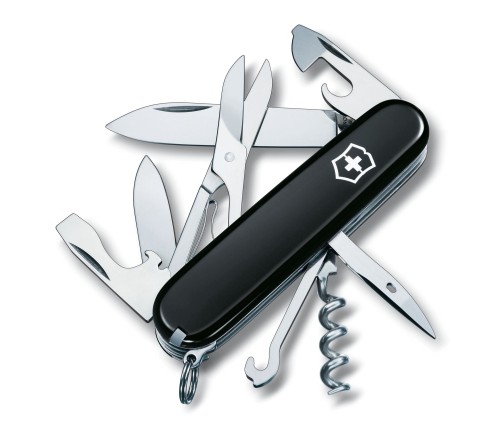 Nóż Victorinox Climber 1.3703.3 Czarny scyzoryk średniej wielkości Climber  137033