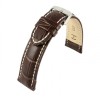 Brązowy pasek do zegarka skórzany 01820218S-18mm