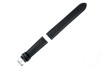 Czarny pasek do zegarka skórzany 00190118S-20mm