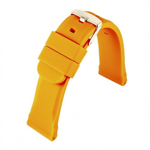 Pomarańczowy pasek do zegarka silikonowy 00102620S-20mm