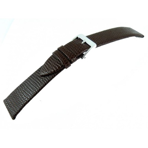 Brązowy pasek do zegarka skórzany 009802-12mm