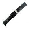 Czarny pasek do zegarka skórzany 00650118S-20mm