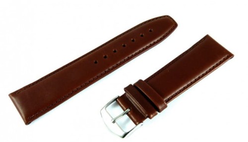 Brązowy pasek do zegarka skórzany 0077L0218S-22mm