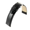 Czarny pasek do zegarka skórzany 00770118S-18mm