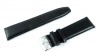 Czarny pasek do zegarka skórzany 00770118S-18mm