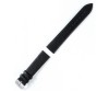 Czarny pasek do zegarka skórzany 45230120S-12mm