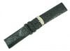 Czarny pasek do zegarka skórzany ORYGINALNA PŁASZCZKA  0010118S-18mm