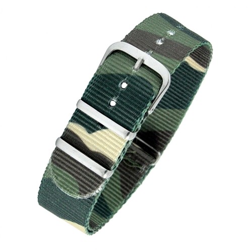 Zielony pasek parciany NATO 5101300318S-20mm