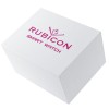 Zegarek RUBICON SMARTWATCH Damski Bluetooth srebrny na białym pasku