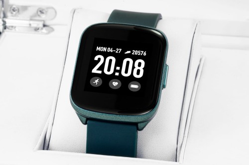 Zegarek RUBICON SMARTWATCH Męski Bluetooth niebieski silikon