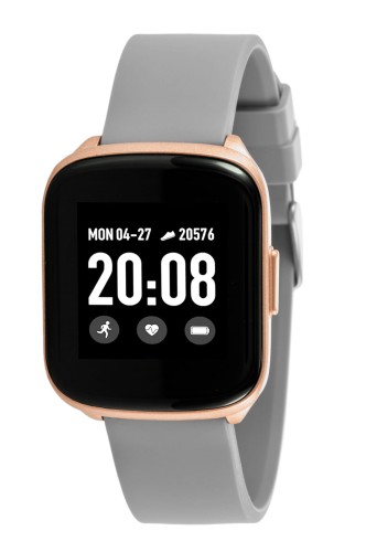 Zegarek RUBICON SMARTWATCH Męski Bluetooth szary silikon