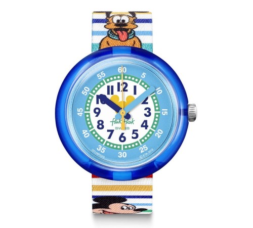 Zegarek Flik Flak Friends &amp; Heroes MICKEY RAINBOW FLNP029