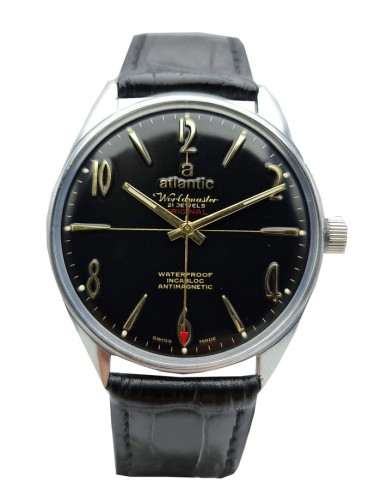 Vintage ATLANTIC Worldmaster - czarna tarcza