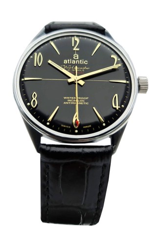 Vintage ATLANTIC Worldmaster - czarna tarcza