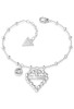 Bransoletka Guess Heart Romance UBB70089-S (JUBB70089JW-S)