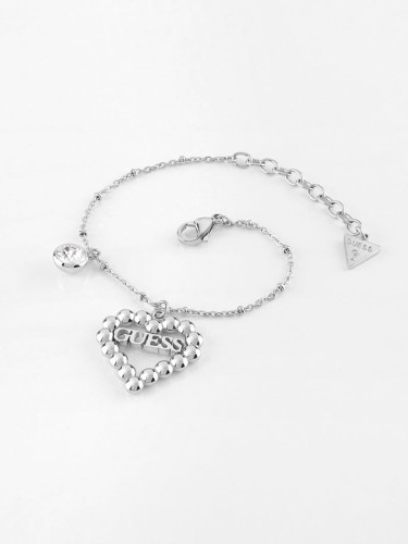 Bransoletka Guess Heart Romance UBB70089-S (JUBB70089JW-S)