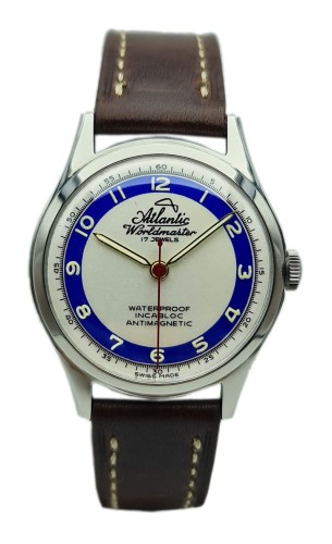 Zegarek męski ATLANTIC Worldmaster Blue Ring