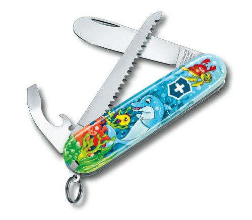 Nóż Victorinox My First Victorinox Edycja Zwierzęca 0.2373.E1 Scyzoryk średniej wielkości dla dzieci 02373E1