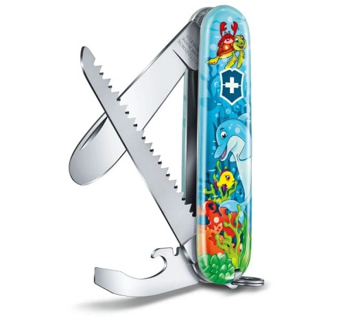 Nóż Victorinox My First Victorinox Edycja Zwierzęca 0.2373.E1 Scyzoryk średniej wielkości dla dzieci 02373E1