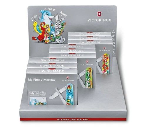 Nóż Victorinox My First Victorinox Edycja Zwierzęca 0.2373.E1 Scyzoryk średniej wielkości dla dzieci 02373E1