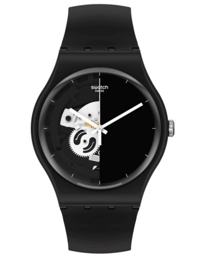 Zegarek Swatch SO32B107 NEW GENT LIVE TIME BLACK