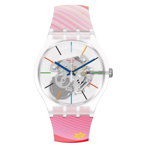 Zegarek Swatch SO29Z105 NEW GENT RED RIVERS AND MOUNTAINS Beijing 2022