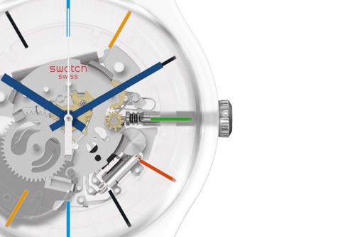 Zegarek Swatch SO29Z105 NEW GENT RED RIVERS AND MOUNTAINS Beijing 2022