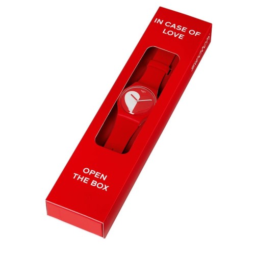 Zegarek Swatch SO29Z112 NEW GENT HALF <3 WHITE Valentine's Day