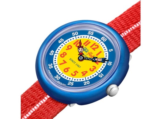 Zegarek Flik Flak Retro Collection RETRO RED FBNP188