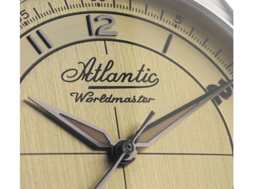 Zegarek Atlantic 53780.41.39BK Worldmaster Incabloc 537804139BK
