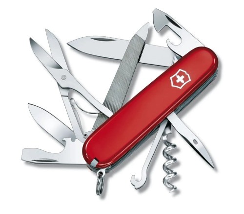 Nóż Victorinox Mountaineer 1.3743 Czerwony scyzoryk średniej wielkości z 18 funkcjami 13743
