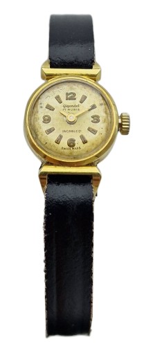 Damski złoty zegarek Gigandet - używany - mechaniczny