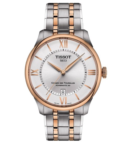 Zegarek Tissot Chemin Des Tourelles 39 mm Powermatic 80 T139.807.22.038.00 (T1398072203800)