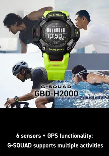 Zegarek Casio G-SHOCK G-Squad GBD-H2000-1AER (GBDH20001AER)